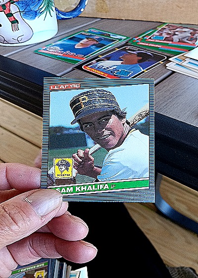 1986 Donruss #308 Sam Khalifa — front