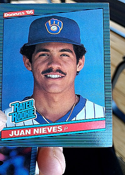 1986 Donruss #40 Juan Nieves — front