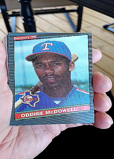 1986 Donruss #56 Oddibe McDowell — front