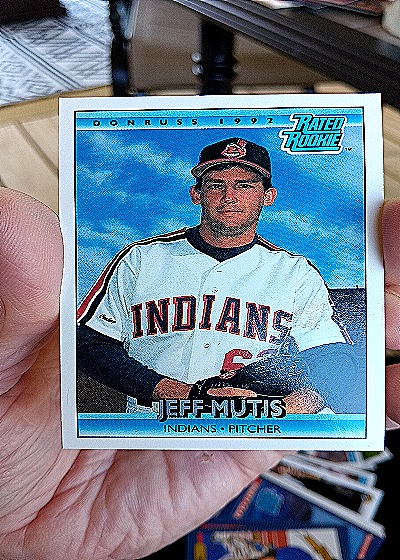 1992 Donruss #401 Jeff Mutis — front