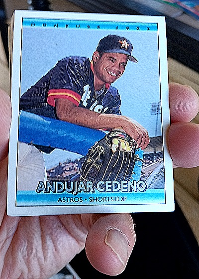 1992 Donruss #549 Andujar Cedeno — front