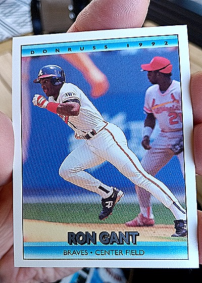 1992 Donruss #284 Ron Gant — front
