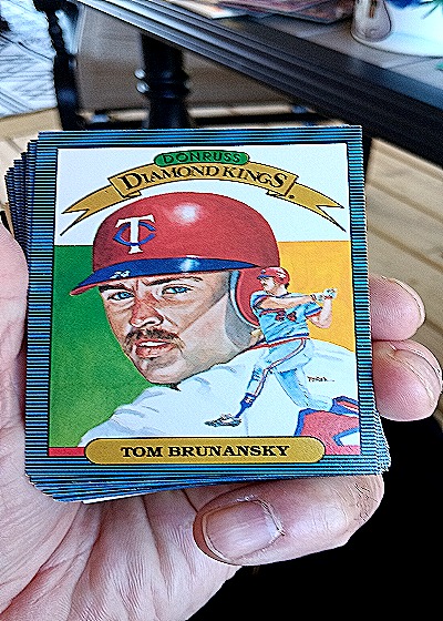 1986 Donruss Diamond Kings #24 Tom Brunansky — front