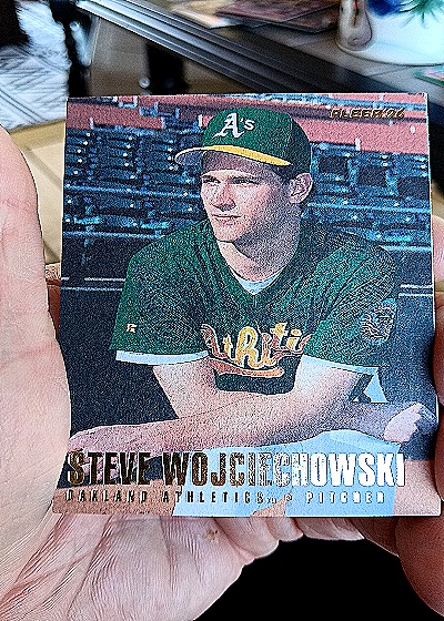 1996 Fleer Tiffany #224 Steve Wojciechowski — front