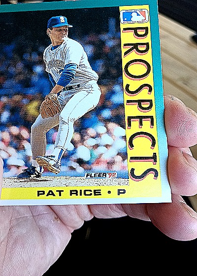 1992 Fleer #664 Pat Rice — front