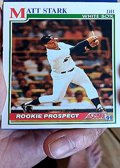 1991 Score #751 Matt Stark — front