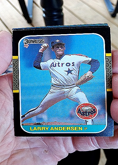 1987 Donruss #640 Larry Andersen — front