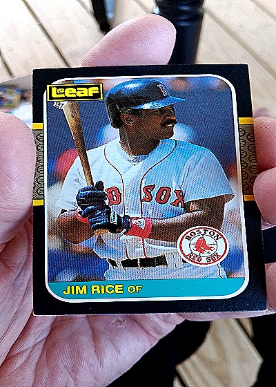 1987 Leaf #247 Jim Rice — front