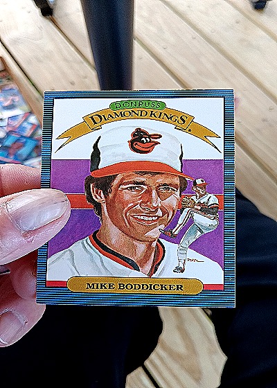 1986 Donruss Diamond Kings Mike Boddicker — front