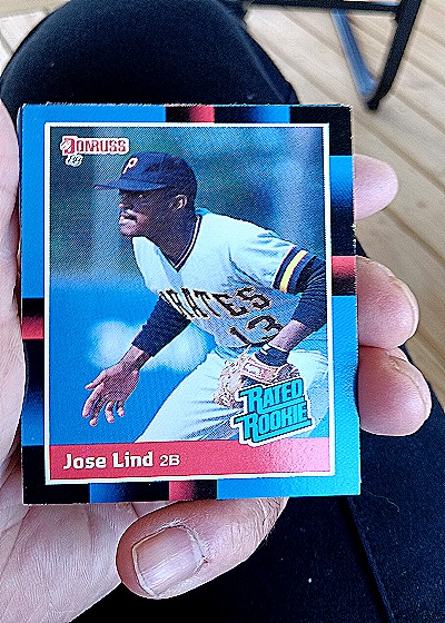 1988 Donruss #38 Jose Lind — front