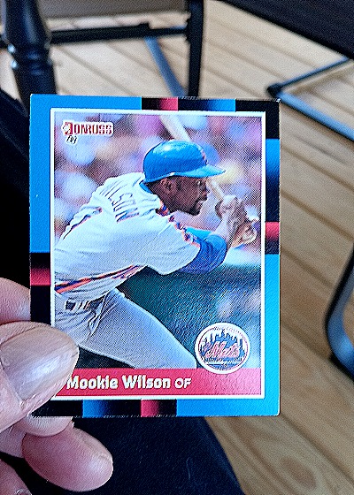 1988 Donruss #652 Mookie Wilson — front