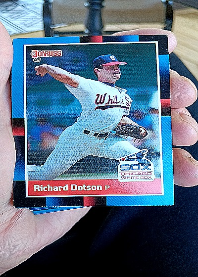1988 Donruss #124 Richard Dotson — front