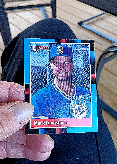 1988 Donruss #85 Mark Langston — front