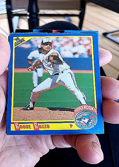 1990 Score #610 Goose Gozzo — front