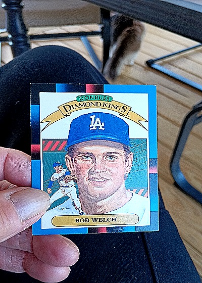 1988 Donruss Diamond Kings #24 Bob Welch — front