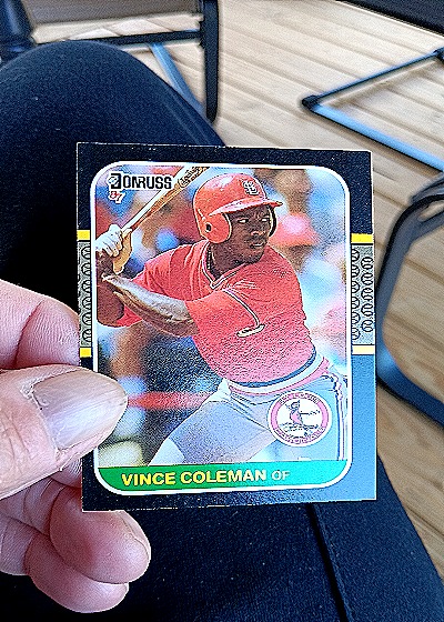 1987 Donruss #263 Vince Coleman — front