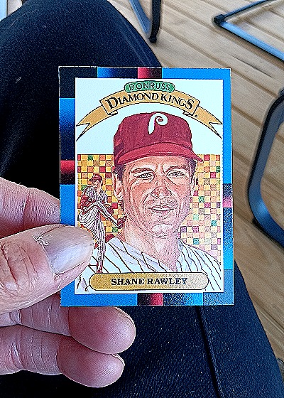 1987 Donruss Diamond Kings #13 Shane Rawley — front