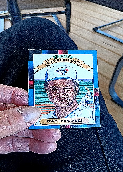1988 Donruss Diamond Kings #12 Tony Fernandez — front