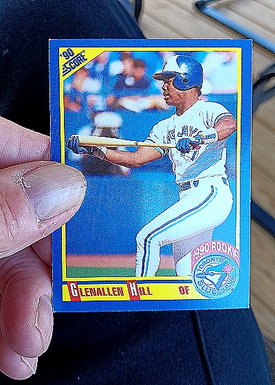 1990 Score #601 Glenallen Hill — front