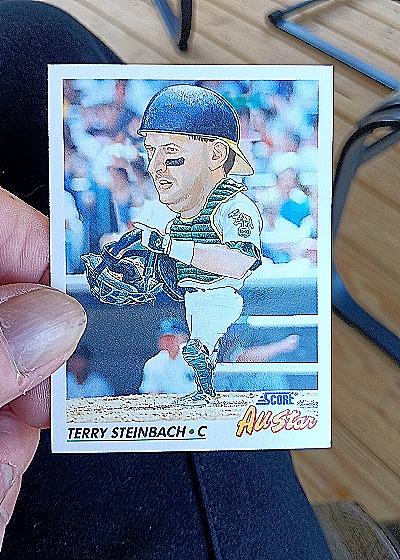 1992 Score #440 Terry Steinbach — front