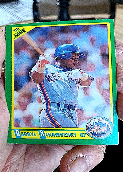 1990 Score #200 Darryl Strawberry — front