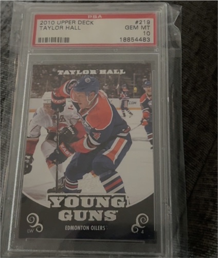 2010 Upper Deck #219 Taylor Hall — front