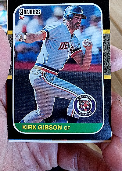 1987 Donruss #50 Kirk Gibson — front