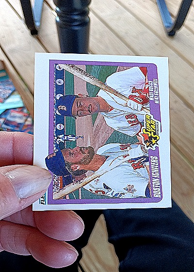 1989 Fleer #5 Bobby Doerr & Dom DiMaggio — front