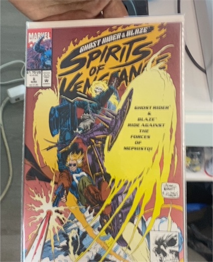 Ghost Rider & Blaze: Spirits of Vengeance #8 (1993 Marvel Comics) — front