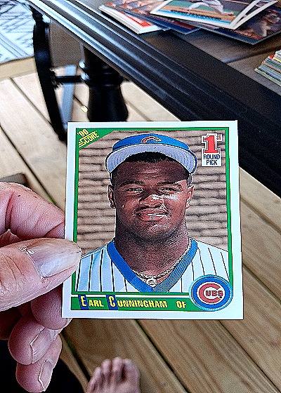 1990 Score #670 Earl Cunningham — front
