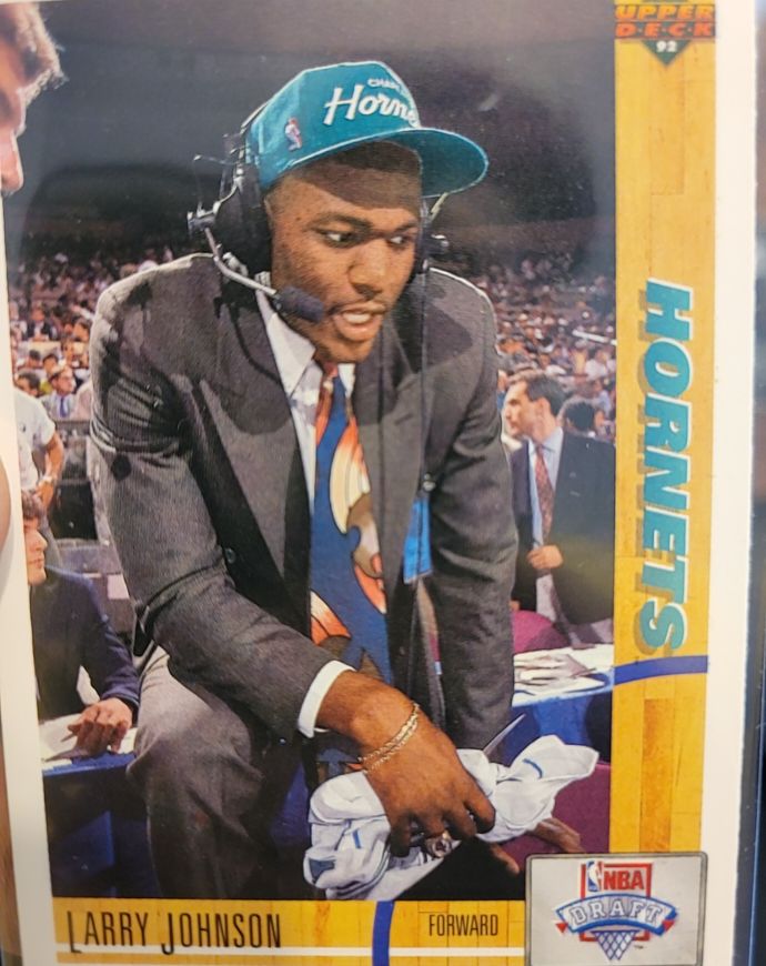 1991-92 Upper Deck #2 Larry Johnson — front