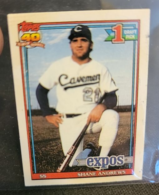 1991 Topps #74 Shane Andrews — front
