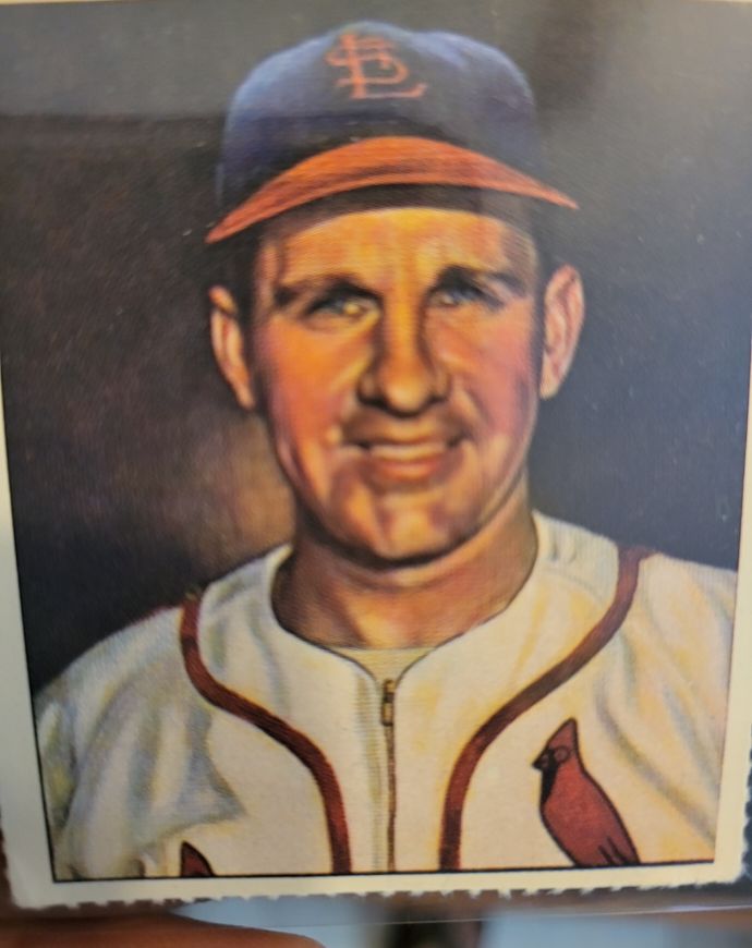 1950 Bowman #35 Enos Slaughter — front