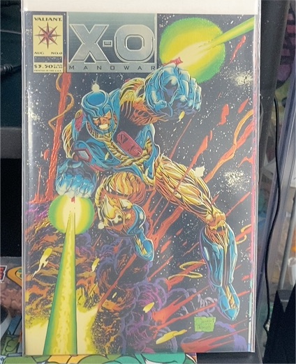 X-O Manowar #0 (1993 Valiant Comics) — front