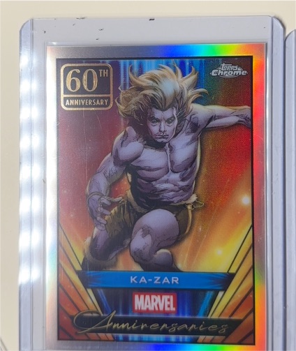2025 Topps Chrome Marvel 60th Anniversary #MA-4 Ka-Zar — front