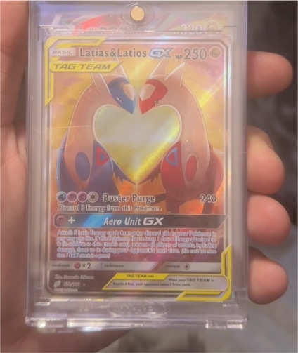 2019 Pokemon Sun & Moon Team Up #170 Latias & Latios GX — front