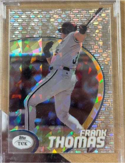 1996 Topps Mystery Finest Refractor #21 Frank Thomas — front