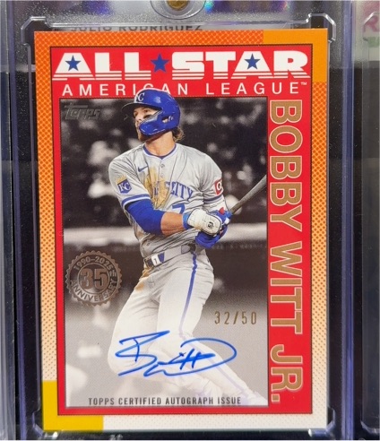 2025 Topps Series 2 1990 Topps Baseball All Stars #90AS-BW Bobby Witt Jr. — front