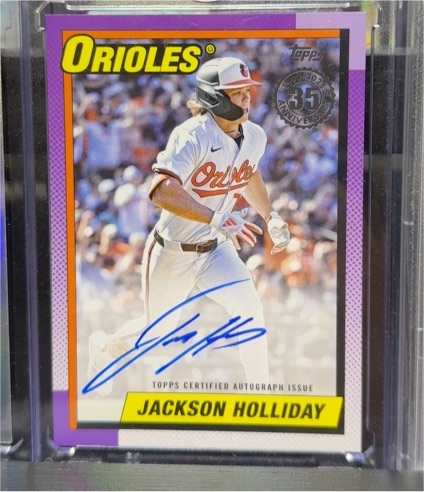 2025 Topps Series 1 1990 35th Anniversary #90A-JH Jackson Holliday — front