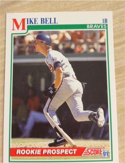 1991 Score #375 Mike Bell — front