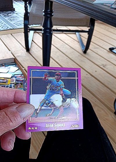 1988 Score #12 Juan Samuel — front