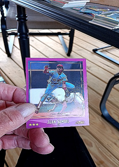 1988 Score #26 Juan Samuel — front