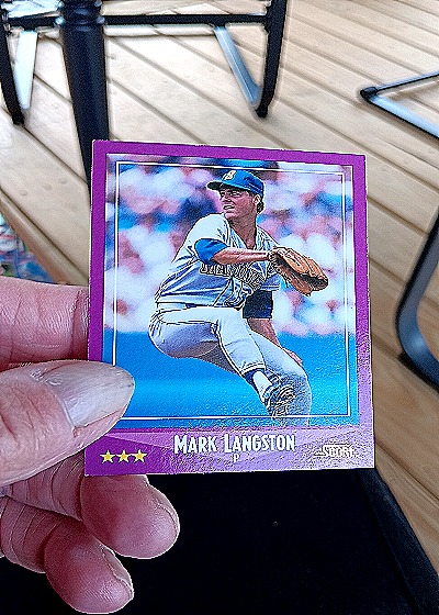 1988 Score #30 Mark Langston — front