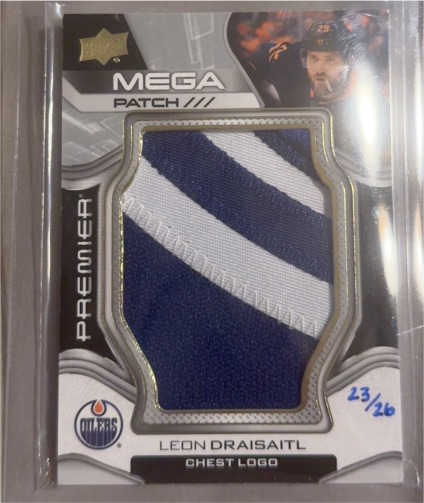 2022-23 Upper Deck Premier Mega Patch #PMP-LD Leon Draisaitl — front