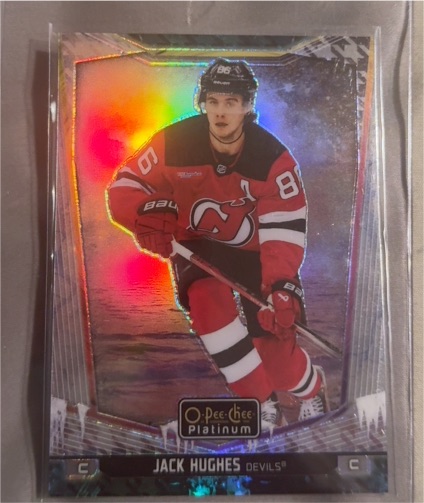 2024-25 O-Pee-Chee Platinum #C Jack Hughes — front