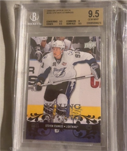 2008-09 Upper Deck #245 Steven Stamkos Young Guns — front