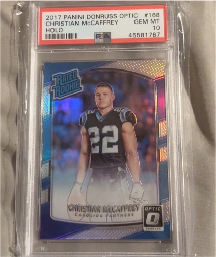 2017 Panini Donruss Optic #168 Christian McCaffrey — front