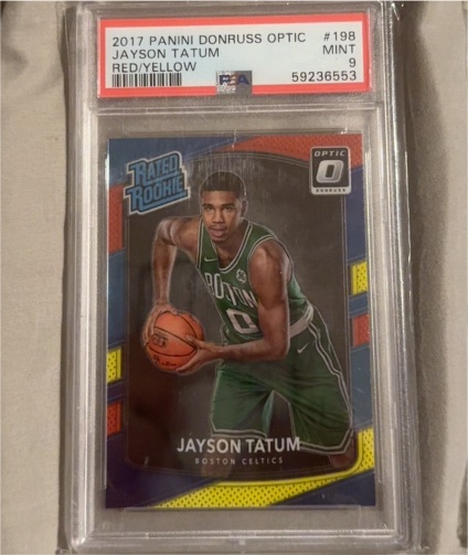 2017 Panini Donruss Optic #198 Jayson Tatum — front