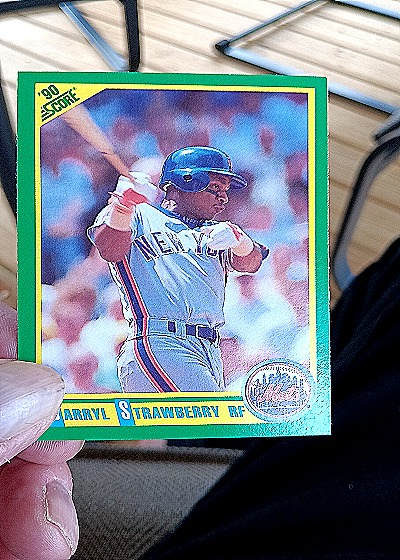 1990 Score #200 Darryl Strawberry — front