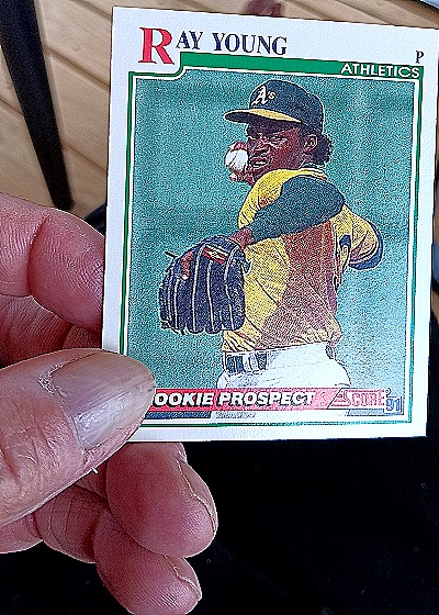 1991 Score #91 Ray Young — front